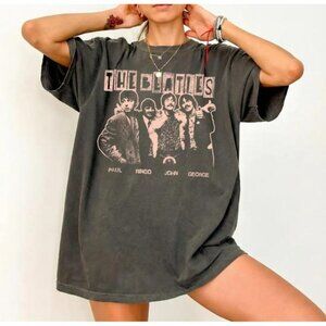 Vintage The Beatles T-Shirt – 70s Rock and Roll Graphic Tee Gift